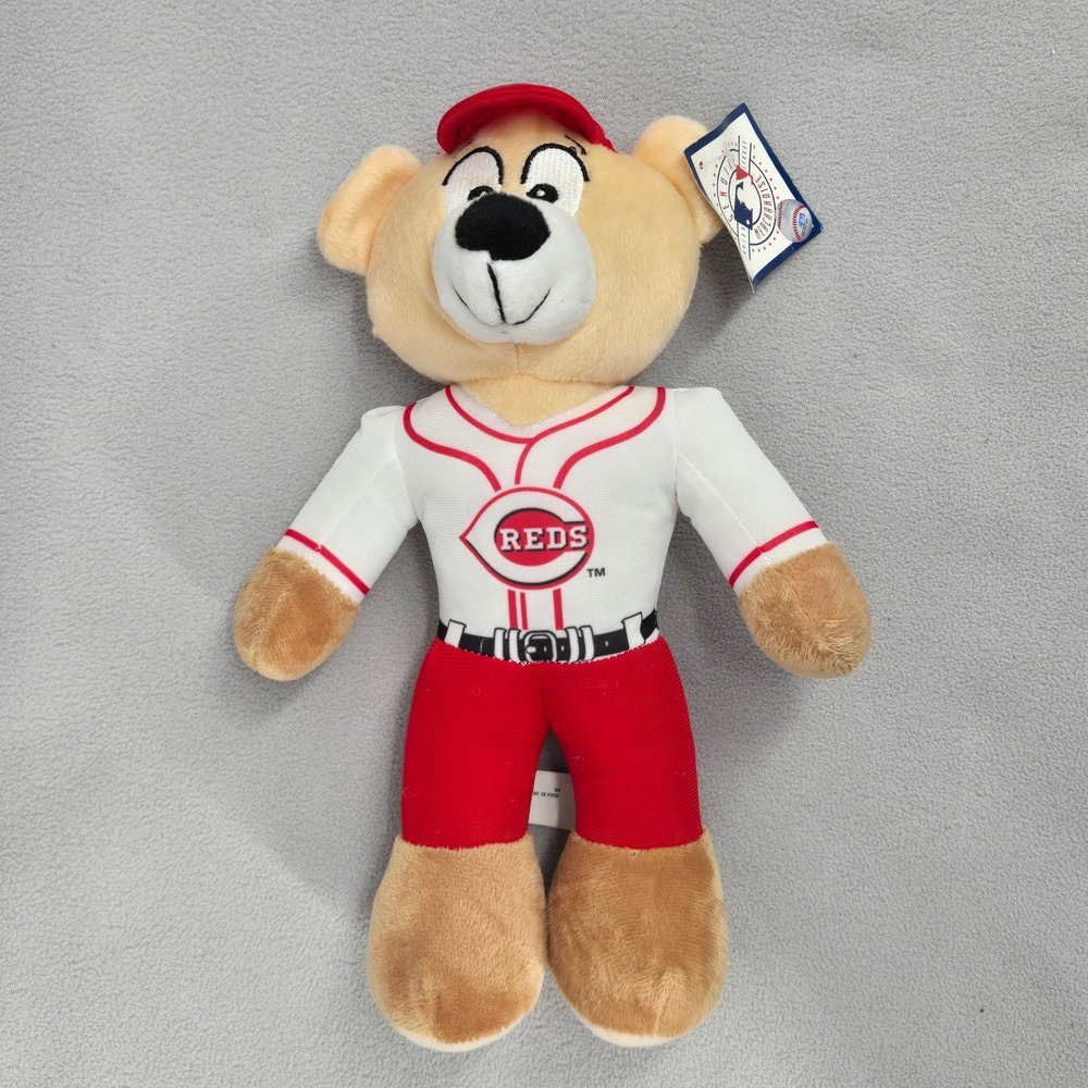 Good Stuff MLB ⁰12" Cincinnati Reds Plush Teddy Bear Baseball Fan Collectible